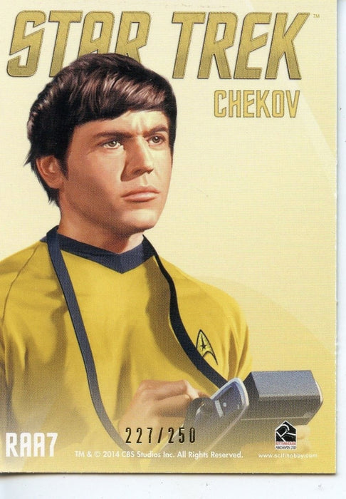 Star Trek TOS Portfolio Prints Chase Card Bridge Crew Portraits Gold RAA7 Chekov   - TvMovieCards.com