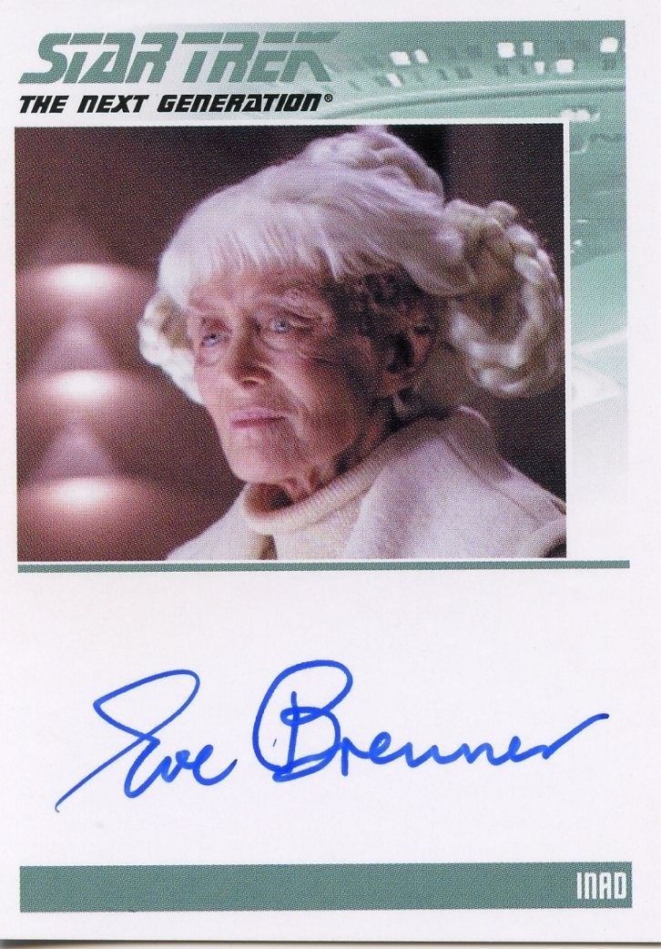 Star Trek TNG Complete Series 2 Autograph Card Eve Brenner Inad   - TvMovieCards.com