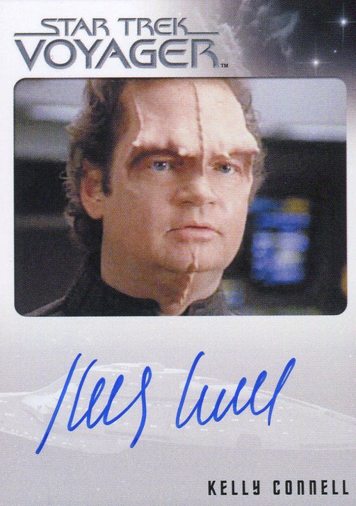 Star Trek Voyager Heroes Villains Autograph Card Kelly Connell as Sklar   - TvMovieCards.com