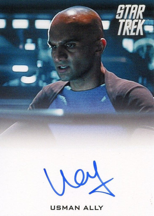 STAR TREK Movie Into Darkness 2014 Autograph Card Usman Ally Bridge Officer   - TvMovieCards.com