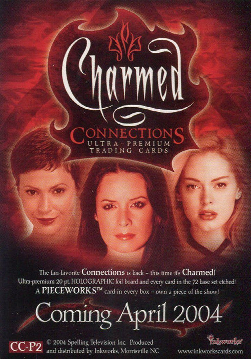 Charmed Connections Promo Card CC-P2 Inkworks   - TvMovieCards.com
