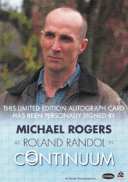 Continuum Seasons 1 & 2 Michael Rogers as Roland Randol Autograph Card   - TvMovieCards.com