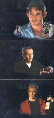 Buffy The Vampire Slayer The Men of Sunnydale Box Loader Chase Card Set   - TvMovieCards.com