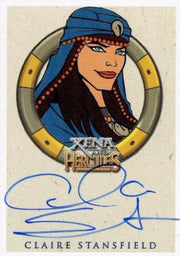 Xena & Hercules Animated Adventures Claire Stansfield Alti Autograph Card   - TvMovieCards.com