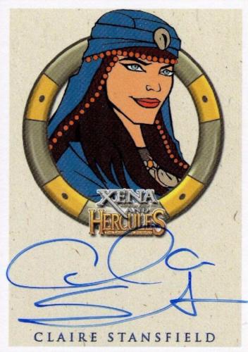 Xena & Hercules Animated Adventures Claire Stansfield Alti Autograph Card   - TvMovieCards.com