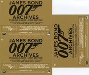 James Bond Archives 2014 Edition Promo Card Set 3 Cards   - TvMovieCards.com