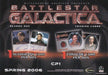 Battlestar Galactica Season One CP1 Promo Card   - TvMovieCards.com