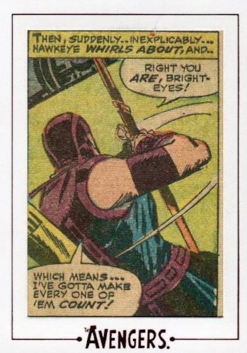 Avengers The Silver Age Comic Archive Cuts Chase Card AV36 #126/152   - TvMovieCards.com