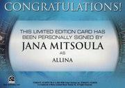 Stargate Atlantis Season One Jana Mitsoula Autograph Card   - TvMovieCards.com