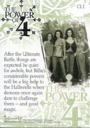 Charmed Forever The Power of 4 Case Topper Chase Card CL1   - TvMovieCards.com
