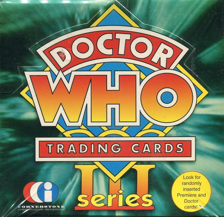 Doctor Who Series III Three Trading Card Box 36 Packs Cornerstone 1995   - TvMovieCards.com