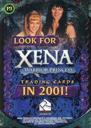 Xena Seasons 4 and 5 Promo Card P3   - TvMovieCards.com