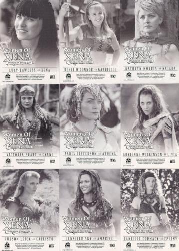 Xena Art & Images Women of Xena Chase Card Set   - TvMovieCards.com