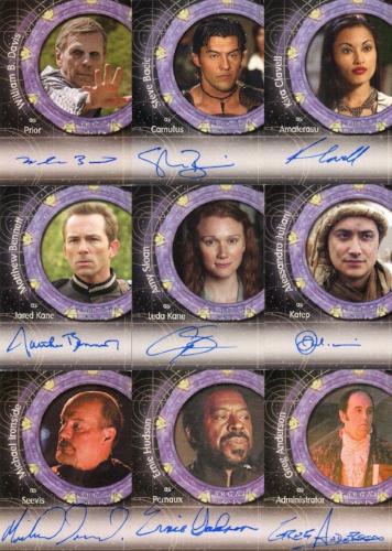 Stargate SG-1 Season Nine Autograph Card Lot 13 Cards   - TvMovieCards.com