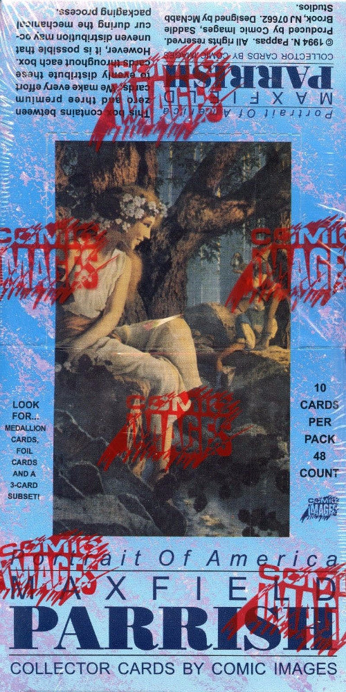 Maxfield Parrish Portrait of America Card Box   - TvMovieCards.com
