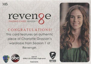 Revenge Season 1 Charlotte Grayson Wardrobe Costume Card M6   - TvMovieCards.com
