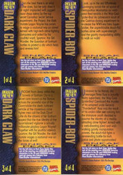 Amalgam DC vs Marvel 1995 Preview Card Set 4 Cards Fleer   - TvMovieCards.com