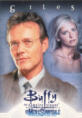 Buffy The Vampire Slayer The Men of Sunnydale Promo Card MOS P-UK   - TvMovieCards.com