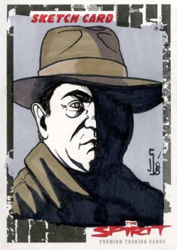 Spirit The Spirit Sketch Card by Jamie Snell SK-14   - TvMovieCards.com