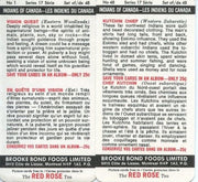 1974 Brooke Bond Foods Limited Indians Of Canada Vintage Card Set 48 Cards   - TvMovieCards.com