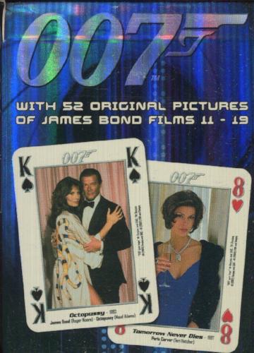 James Bond 007 Films 11-19 Playing Card Deck 55 Cards EON Productions 2002 - TvMovieCards.com