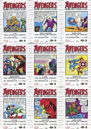 Avengers The Silver Age Classic Villains Chase Card Set CV1 - CV12   - TvMovieCards.com