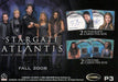 Stargate Atlantis Seasons Three & Four Promo Card P3   - TvMovieCards.com