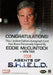 Agents of S.H.I.E.L.D. Season 2 Eddie McClintock Autograph Card   - TvMovieCards.com