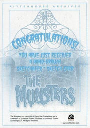 Munsters (2005) Artist Emil Ribeiro Autograph Sketch Card Grandpa Munster   - TvMovieCards.com