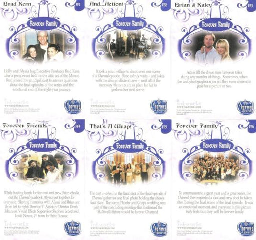 Charmed Forever Forever Family Chase Card Set FF1 through FF6   - TvMovieCards.com