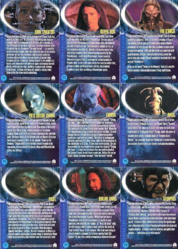 Farscape Season 2 Preview Card Set 9 Cards P1 thru P9 - TvMovieCards.com
