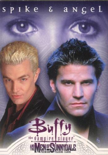 Buffy The Vampire Slayer The Men of Sunnydale Promo Card MOS P-Internet   - TvMovieCards.com