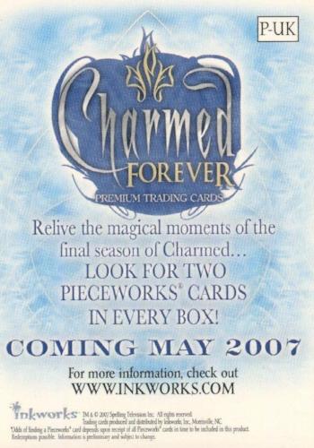 Charmed Forever Promo Card P-UK Inkworks   - TvMovieCards.com