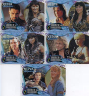 Xena Art & Images Women and Warriors Cell Chase Card Set   - TvMovieCards.com