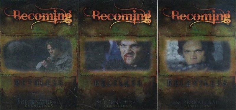Supernatural Connections Becoming Reckless Foil Box Loader Chase Card Set (3) B - TvMovieCards.com