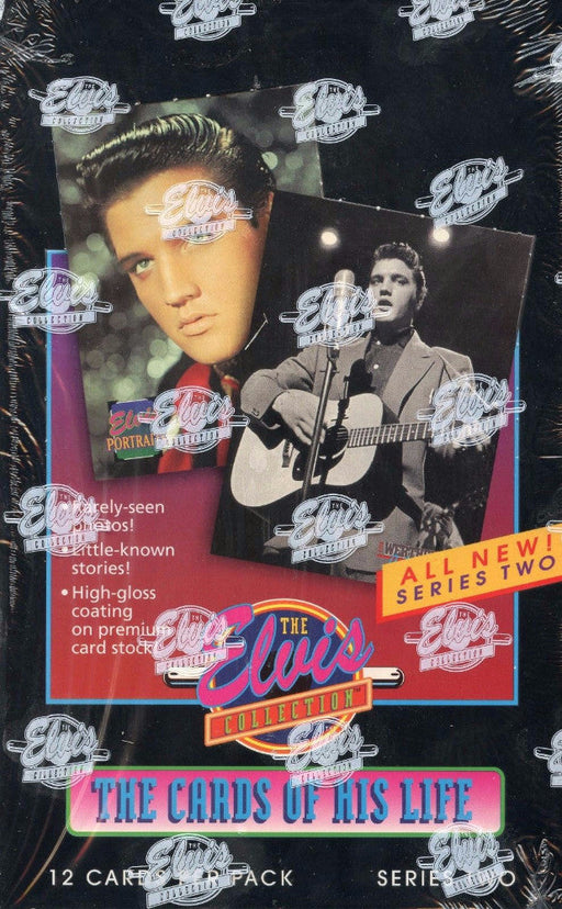Elvis Presley Series 2 Two Trading Card Box 36 Packs 1992 River Group   - TvMovieCards.com