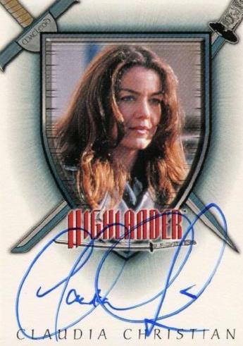 Highlander Complete Claudia Christian as Katherine Autograph Card A11   - TvMovieCards.com
