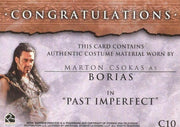 Xena Beauty and Brawn Marton Csokas as Borias Costume Card C10   - TvMovieCards.com