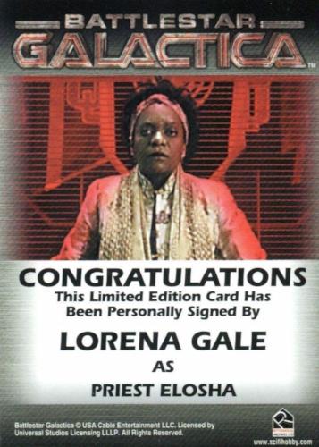 Battlestar Galactica Season One Lorena Gale Autograph Card   - TvMovieCards.com