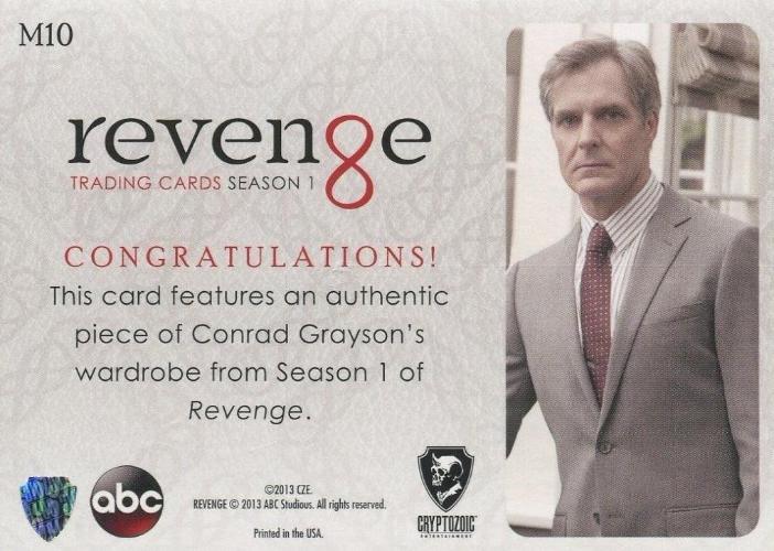 Revenge Season 1 Conrad Grayson Wardrobe Costume Card M10   - TvMovieCards.com