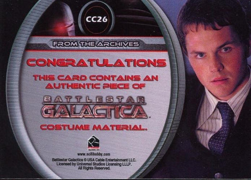 Battlestar Galactica Season Two Billy Keikeya Costume Card CC26   - TvMovieCards.com
