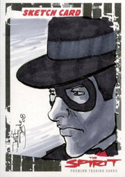 Spirit The Spirit Sketch Card by Jeff Zugale SK-3   - TvMovieCards.com