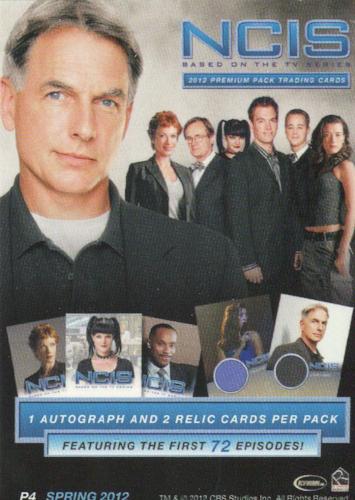 NCIS Premium Packs Promo Card P4   - TvMovieCards.com