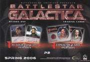 Battlestar Galactica Season One P2 Promo Card   - TvMovieCards.com