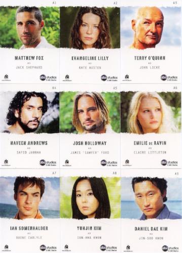Lost Seasons 1-5 Lost Stars Artifex Chase Card Set 25 Cards   - TvMovieCards.com