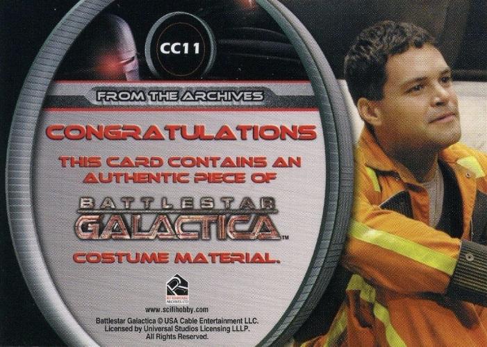 Battlestar Galactica Season One Petty Officer Galen Tyrol Costume Card CC11   - TvMovieCards.com