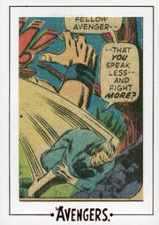 Avengers The Silver Age Comic Archive Cuts Chase Card AV91 #75/161   - TvMovieCards.com