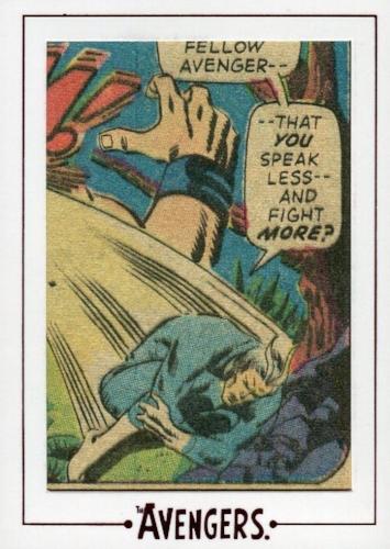Avengers The Silver Age Comic Archive Cuts Chase Card AV91 #75/161   - TvMovieCards.com