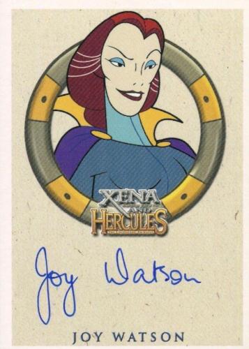 Xena & Hercules Animated Adventures Joy Watson Hera Autograph Card   - TvMovieCards.com