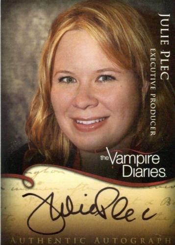 Vampire Diaries Season One Producer Julie Plec Autograph Card A11   - TvMovieCards.com